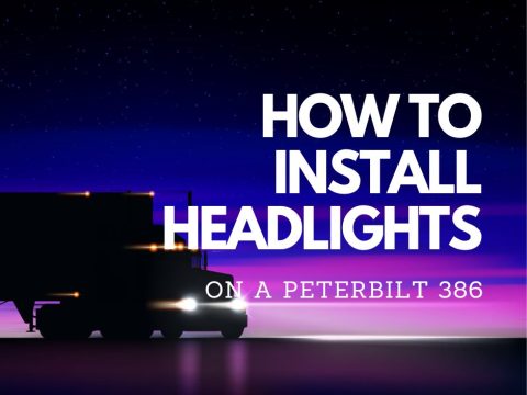 Peterbilt-386-headlights-installation